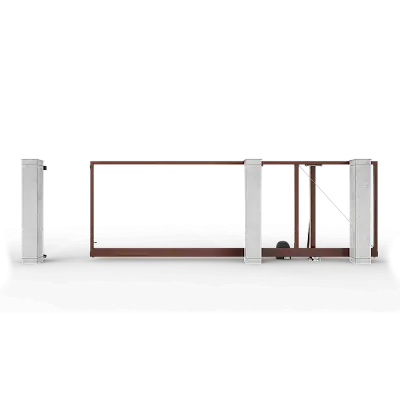 Откатные ворота с электроприводом серии Prestige без заполнения